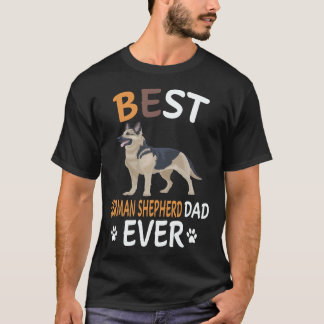 T-shirt 19 Meilleur Père Berger Allemand de tous les temps