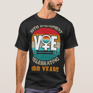 T-shirt 19e Amendement Célébrant le centenaire