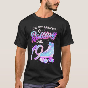 T-shirt 19e anniversaire Petite princesse 19 ans Anniversa