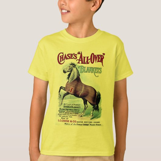 T-shirt 19e C. Couvertures Chase Horse (Devant)