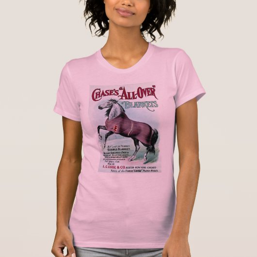 T-shirt 19e C. Couvertures Chase Horse (Devant)