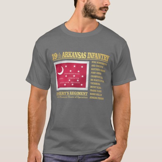 T-shirt 19e infanterie de l'Arkansas (BA2) (Devant)
