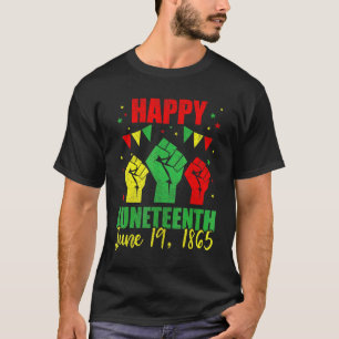 T-shirt 19e Jeu Hommes Femmes Joyeux 11e juin