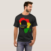 T-shirt 19e Journée de la liberté africaine de l'histoire  (Devant entier)