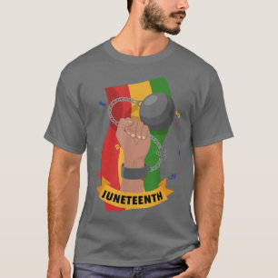 T-shirt 19ème afro-américain célébrant la liberté