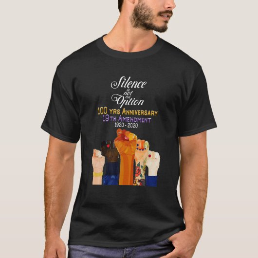 T-shirt 19ème Amendement XIX Suffragette 100 ans Anniversa (Devant)