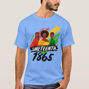 T-shirt 19ème Jeudi 19ème Fier afro-américain Noir 1865
