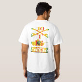 T-shirt 1/10th Chemise de comité technique de la cavalerie (Dos entier)