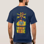 T-shirt 1/10th Chemise de médecin de combat de la (Dos)