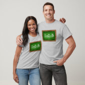 T-shirt 1+2=3 École verte Chalkboard Math Enseignant Ensei (Unisexe)