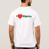 T-shirt 1, 2, 3 Viva l'Algérie (Dos)