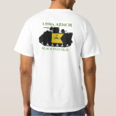 T-shirt 1/69th Chemise des panthères noires M113 Guidon (Dos)