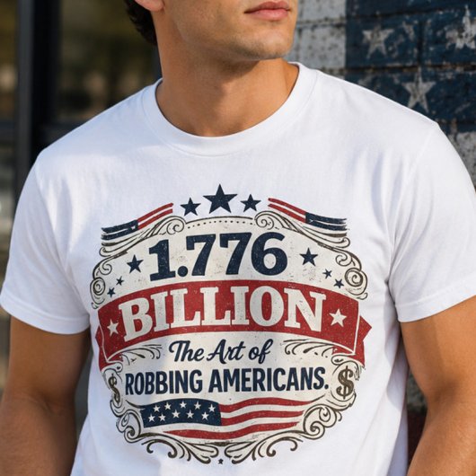 T-shirt 1,776 milliard chemise de protestation