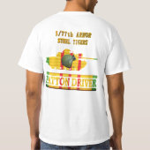 T-shirt 1/77th Chemise de conducteur de l'armure M48A3 (Dos)