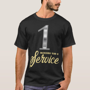 T-shirt 1 année de service Incitatif d'amortissement des 