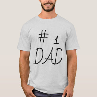 T-shirt # 1 Chemise Papa - Drôle Cadeau Père