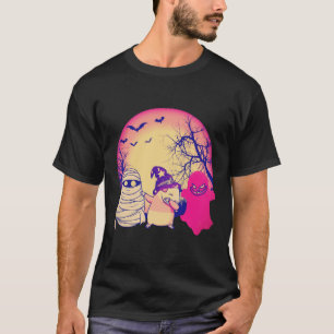 T-shirt 1 citrouille d'Halloween de cochon d'Inde