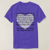 T-shirt 1 Corinthiens 13 L'amour est (Design devant)