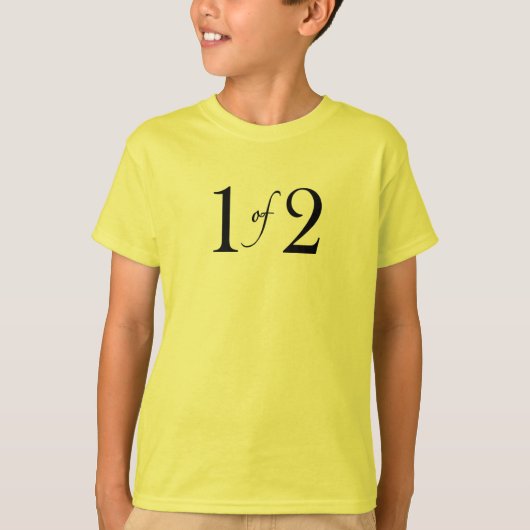 T-shirt 1 de 2 (jumeaux) (Devant)
