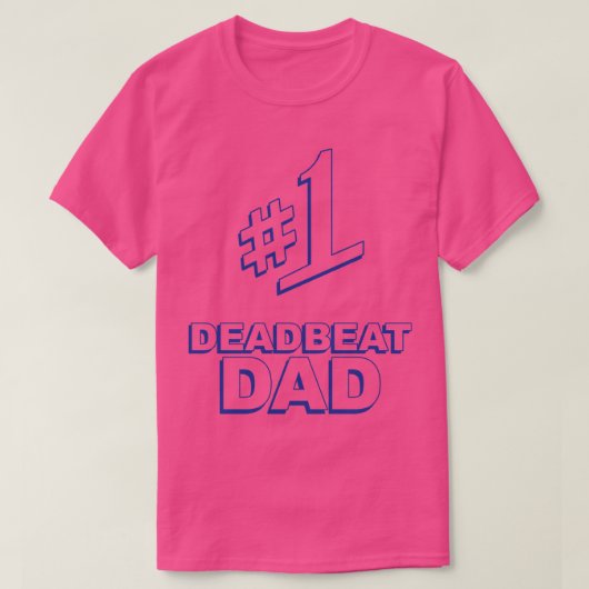 T-shirt 1 Deadbeat Papa (Design devant)
