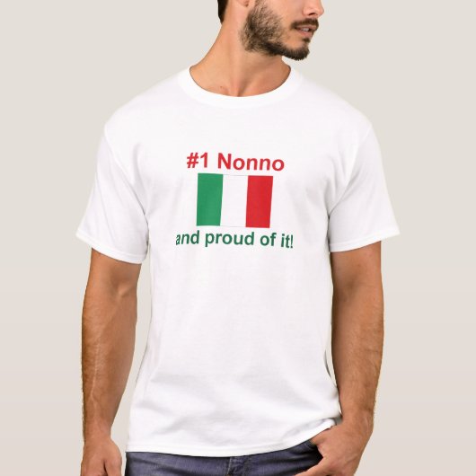 T-shirt #1 Italien Nonno (Devant)