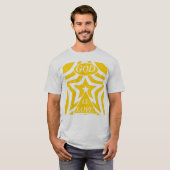 T-shirt 1 John 4:16 "God is Love" Cyber Yellow - Christian (Devant entier)