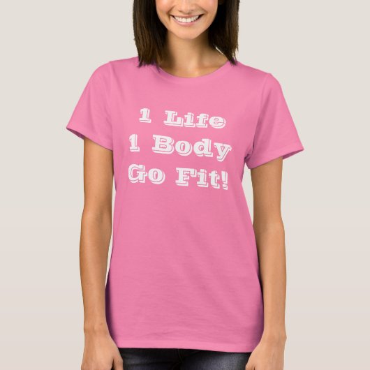 T-shirt 1 Life1 BodyGo Fit ! (Devant)