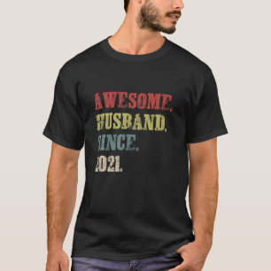 T-shirt 1 Mariage Aniversaire Cadeau Lui Awesome Mari Sinc