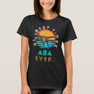 T-shirt 1 Meilleur Rex Aba Jamais Coucher du soleil Dinosa