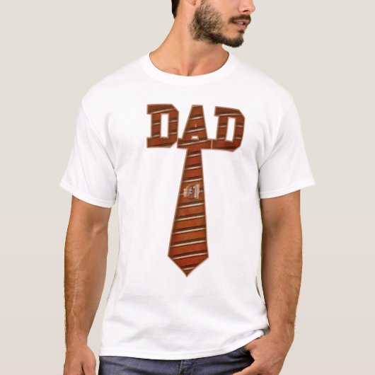 T-shirt #1 papa (Devant)