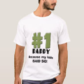 T-shirt #1 Papa (Devant)