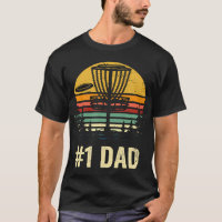 1 Papa Disque Golf Numéro cadeau Un Père Frisbee