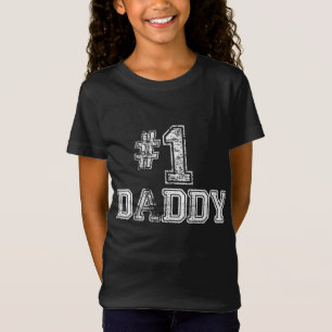 T-Shirt 1 papa papa - Numéro Un cadeau de Fête des pères