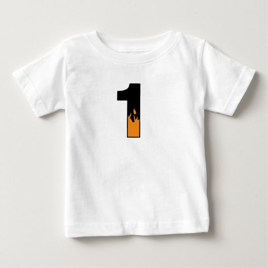 T-shirt #1 pour un bébé an (Devant)