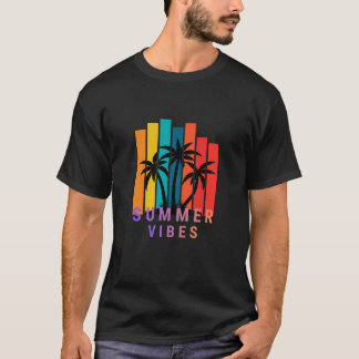T-shirt 1️⃣ Vibrations d'été – Ressentez la chaleur 2️⃣ Vi