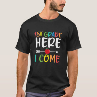 T-shirt 1Ème Année Je Reviens À L'École Pour Hommes Femmes