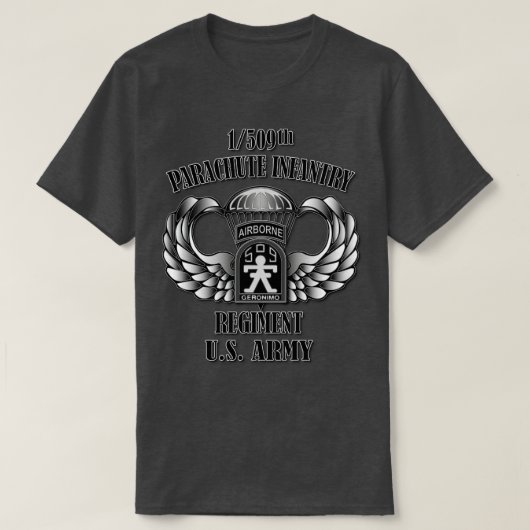T-shirt 1er509e régiment d'infanterie de parachute (Design devant)