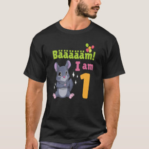 T-shirt 1er Anniversaire Chinchilla Thématique Anniversair