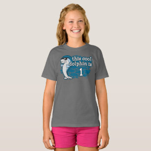 T-shirt 1er anniversaire de l'enfant Ce dauphin Cool est u