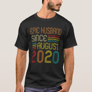 T-shirt 1Er Anniversaire Du Mariage 1 Ans Mari Épique Dep