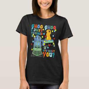 T-shirt 1er Anniversaire Train Party Choo Choo I tourné 1
