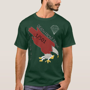 T-shirt 1er Bataillon 501e Parachute Camp Eagle