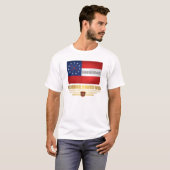 T-shirt 1er Cherokee Mounted Rifles (Devant entier)