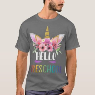 T-shirt 1er Jour De La Maternité Unicorne Bonjour Filles D