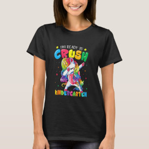 T-shirt 1er Jour de maternelle Je suis prêt à écraser la l