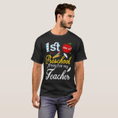 T-shirt 1er jour de prière préscolaire pour mon professeur (Devant entier)