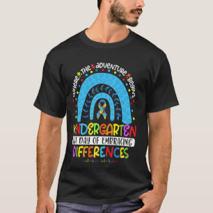 T-shirt 1er jour d'embrasser les différences maternelle Au