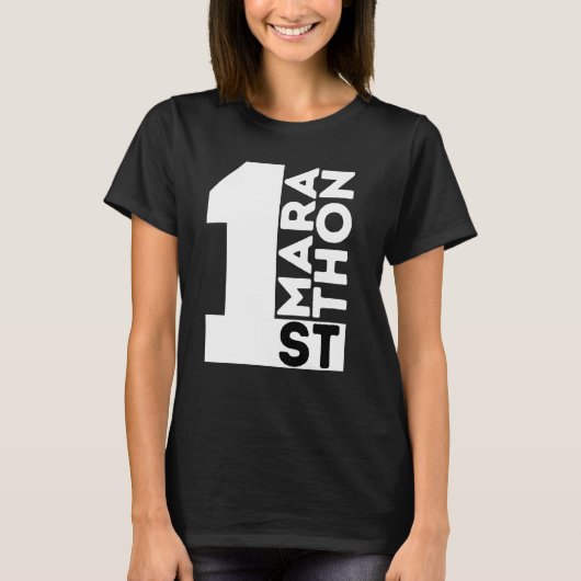 T-shirt 1er marathon Premier marathon (Devant)