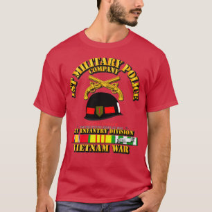 T-shirt 1er MP Compagnie 1ère Inf Div Vietnam avec SVC