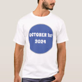 T-shirt 1er octobre 2024 (Devant)
